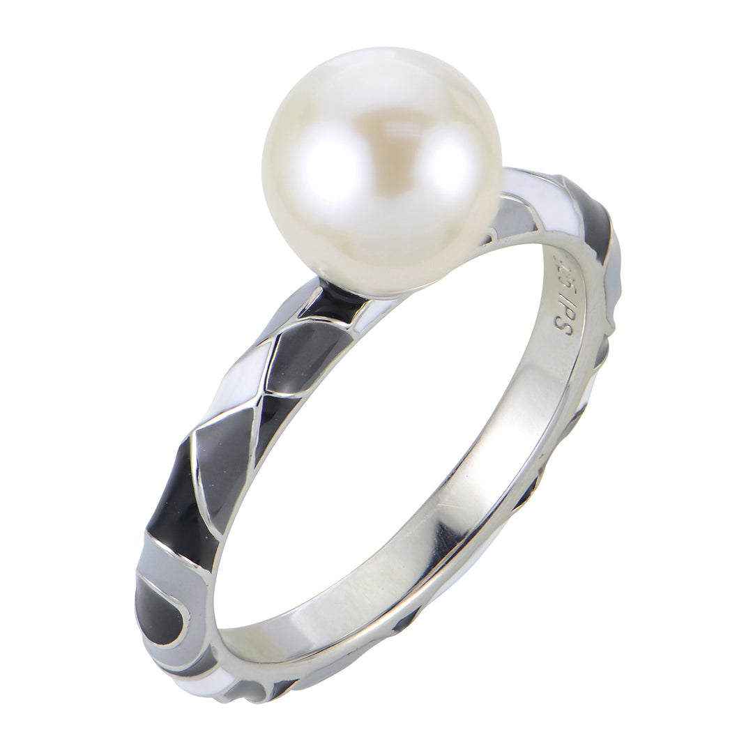 Sterling Silver Freshwater Pearl Ring