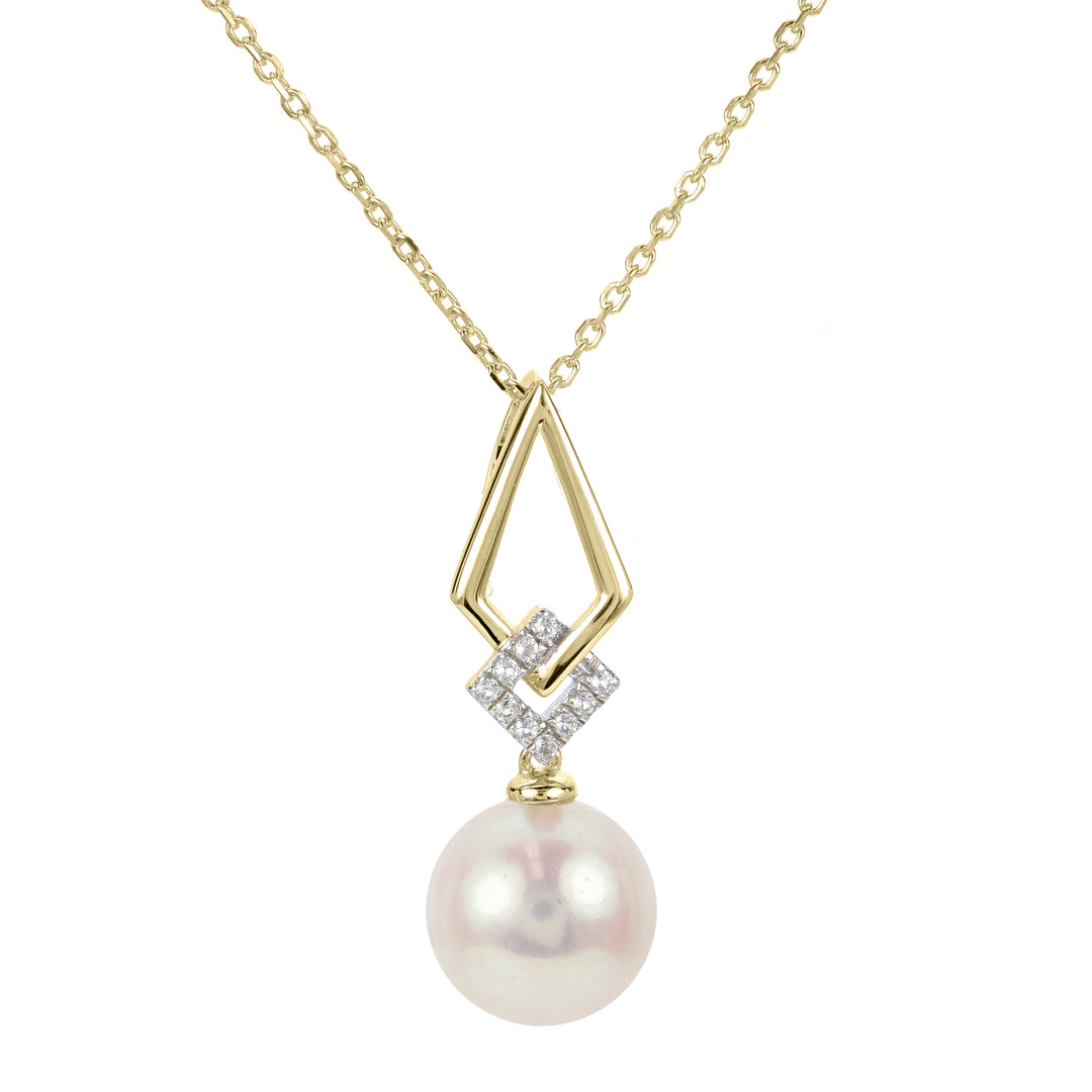 14KT Yellow Gold Freshwater Pearl Necklace