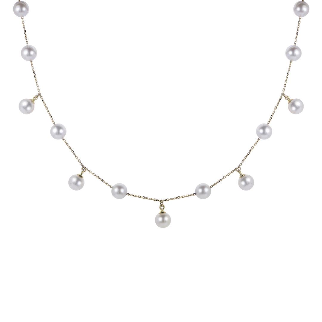 14KT Yellow Gold Freshwater Pearl Necklace