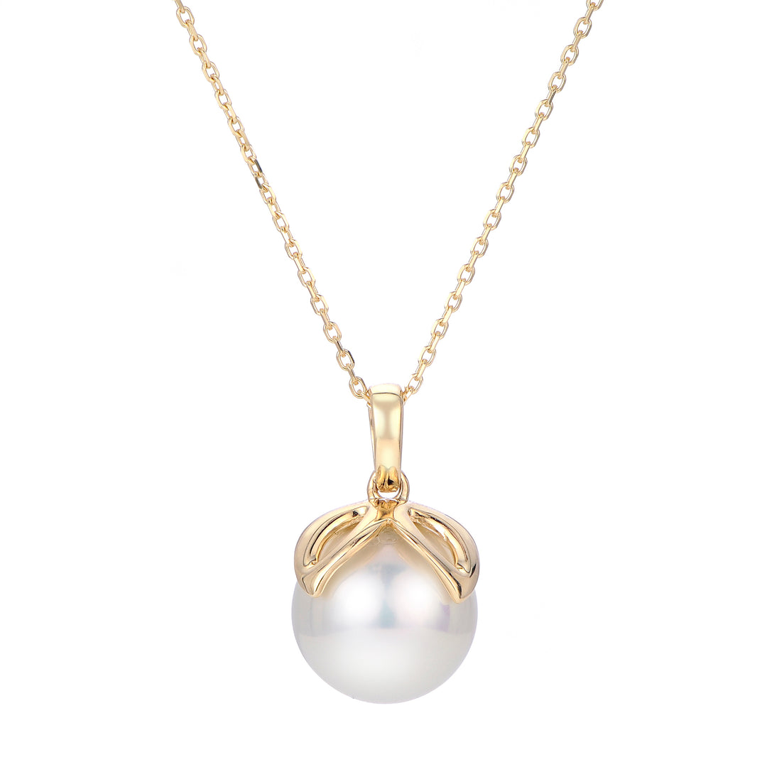 14KT Yellow Gold Freshwater Pearl Pendant