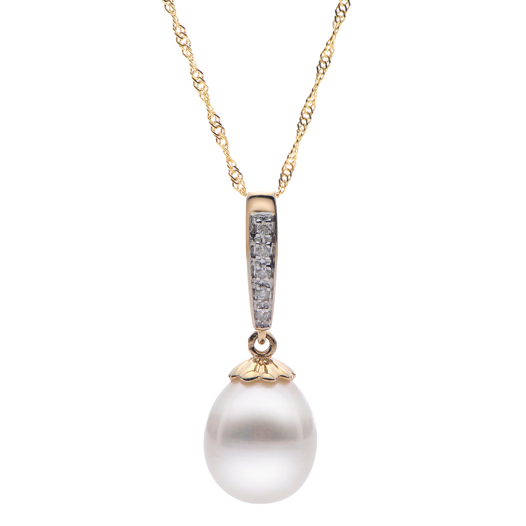 14KT Yellow Gold Freshwater Pearl Pendant