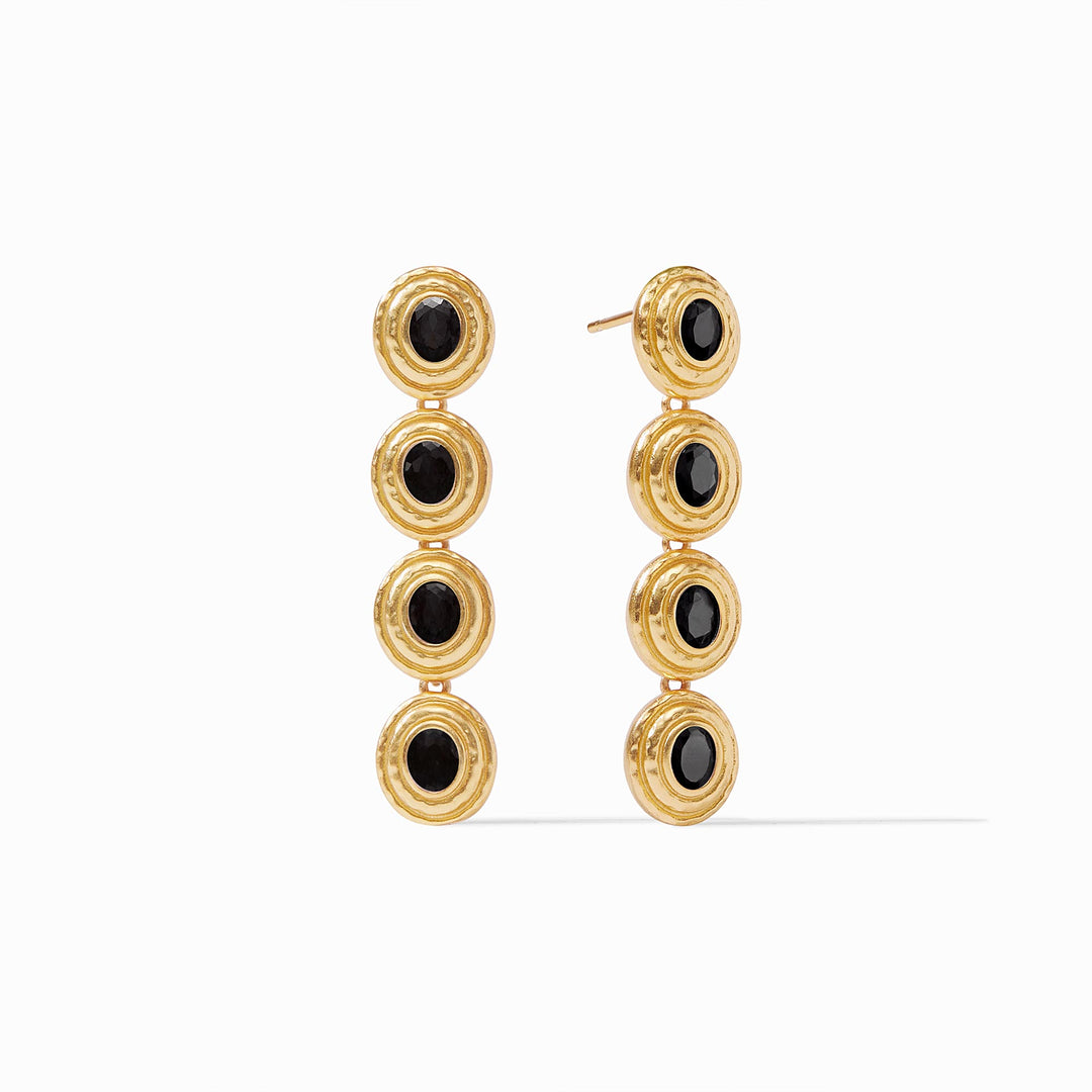 Julie Vos - 24K gold plate Tudor Tier Earring