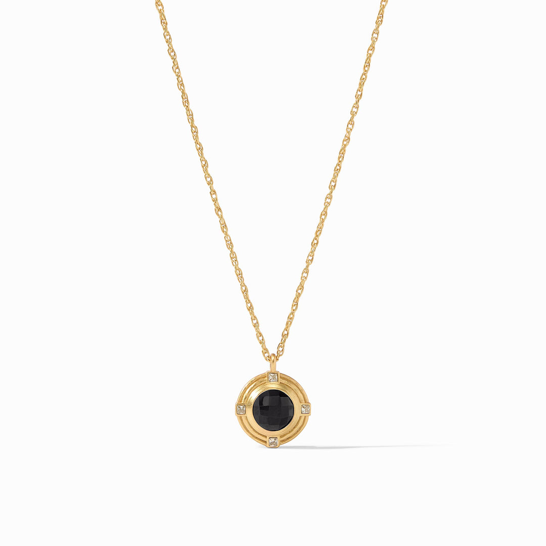 Julie Vos - 24K gold plate Astor Solitaire Necklace