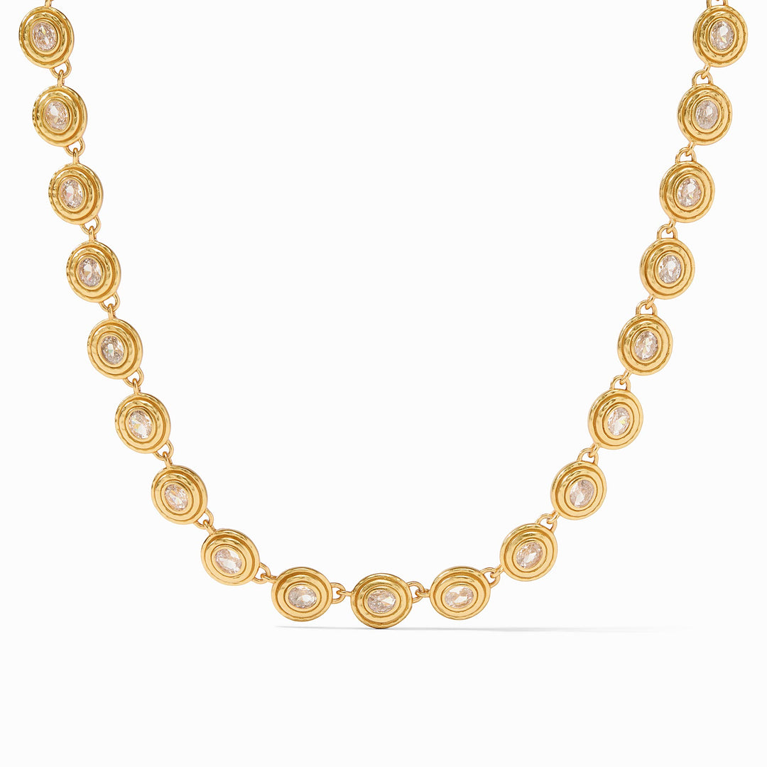 Julie Vos - 24K gold plate Tudor Tennis Necklace