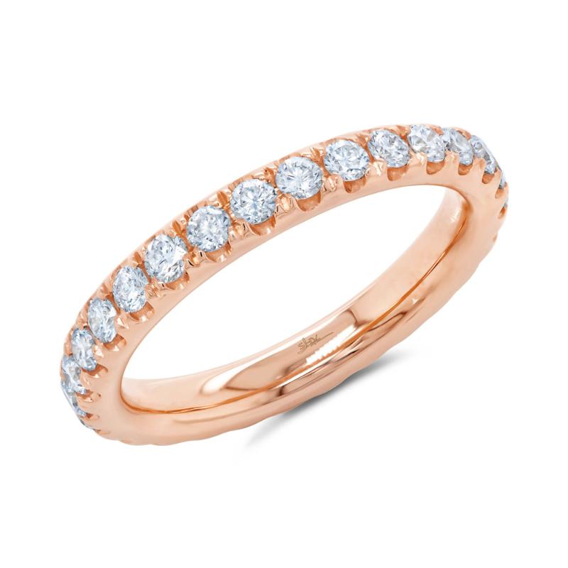 SC22004433EZ7.5 14K Pink Gold Eternity Band from the Eternal Collection