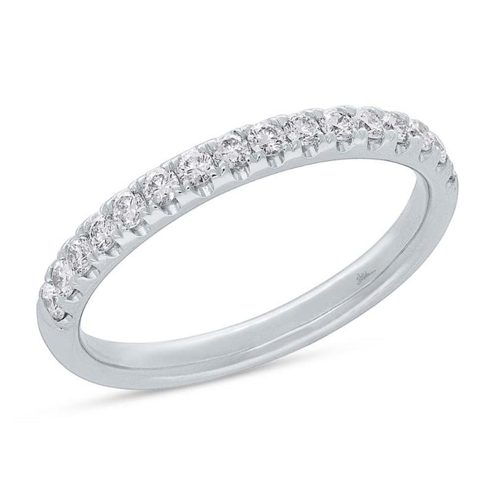 SC22004434Z6 14K White Gold Classic Wedding Band from the Eternal Collection