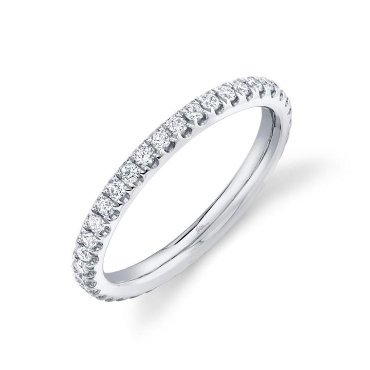 SC22004437EZ7 14K White Gold Eternity Band from the Eternal Collection