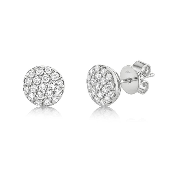 SC22004733 14K White Gold Stud Earrings from the Bella Collection