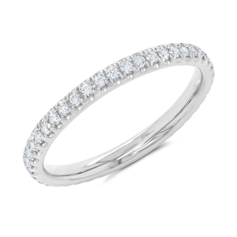 SC22005278EZ5.5 14K White Gold Eternity Band from the Eternal Collection