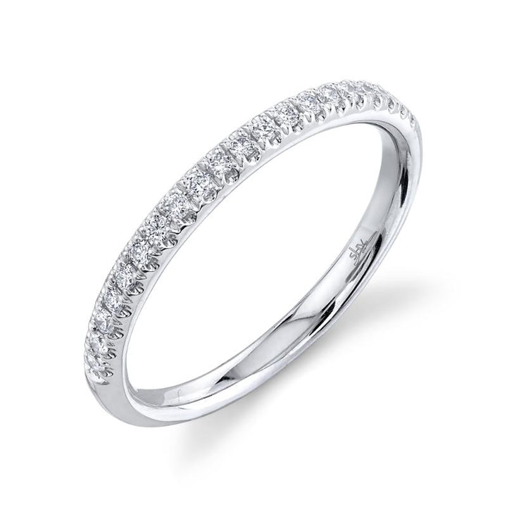 SC22005278 14K White Gold Classic Wedding Band from the Eternal Collection