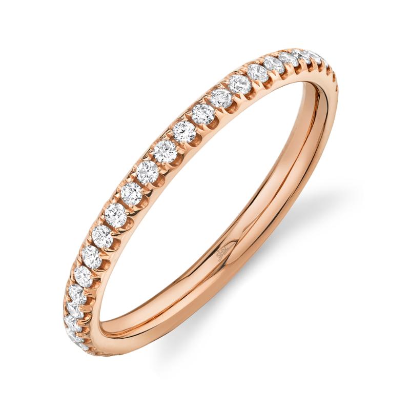 SC22005280EZ7.5 14K Pink Gold Eternity Band from the Eternal Collection