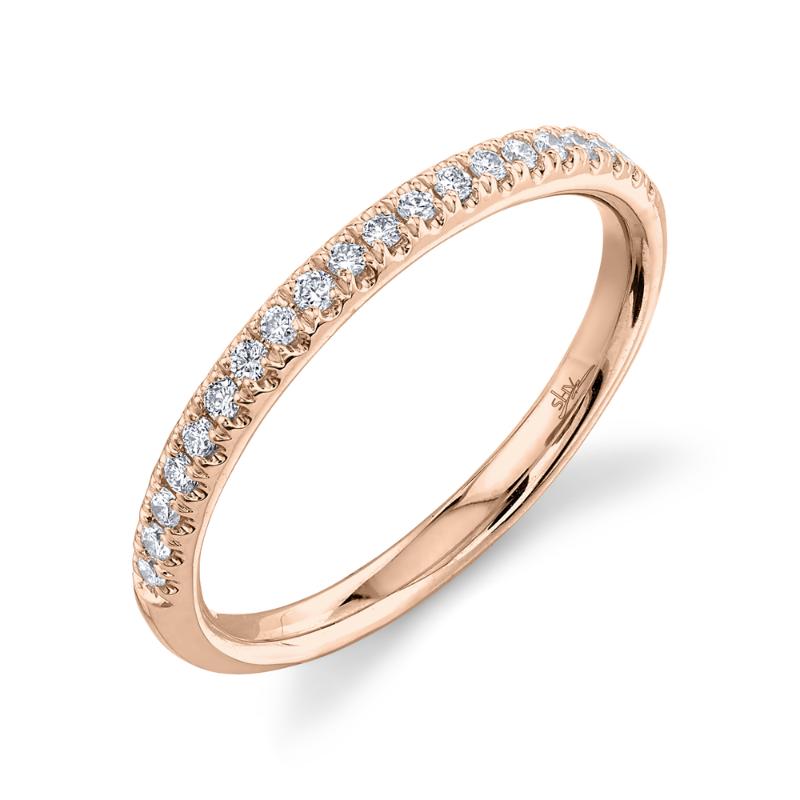 SC22005280 14K Pink Gold Classic Wedding Band from the Eternal Collection