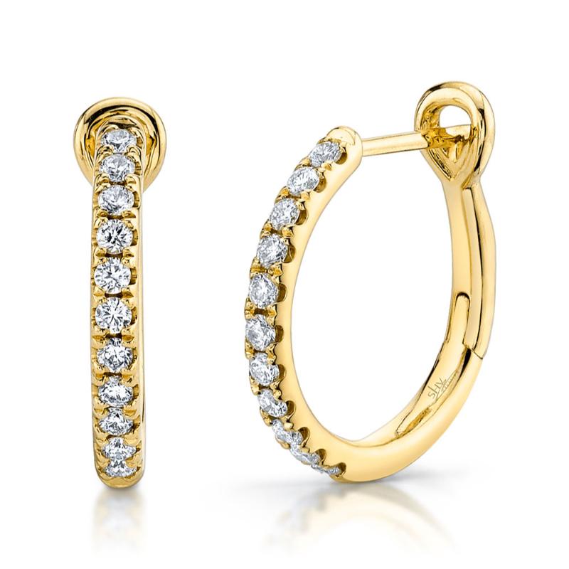 SC22005537 14K Yellow Gold Hoop Earrings from the Eternal Collection