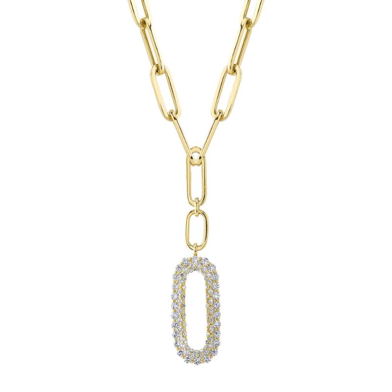 SC22007995 14K Yellow Gold Link Necklace from the Kate Collection