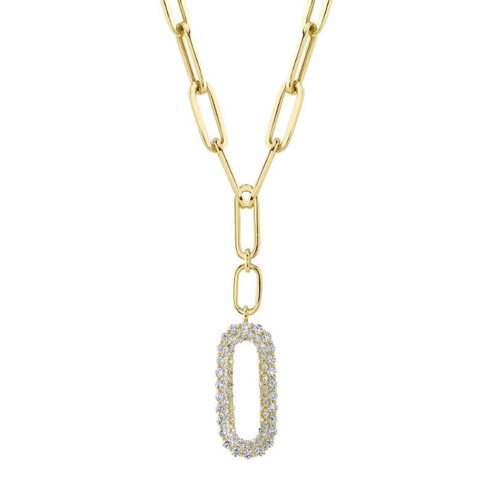 SC22007995 14K Yellow Gold Link Necklace from the Kate Collection