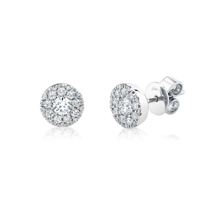 SC22008055 14K White Gold Stud Earrings from the Bella Riva