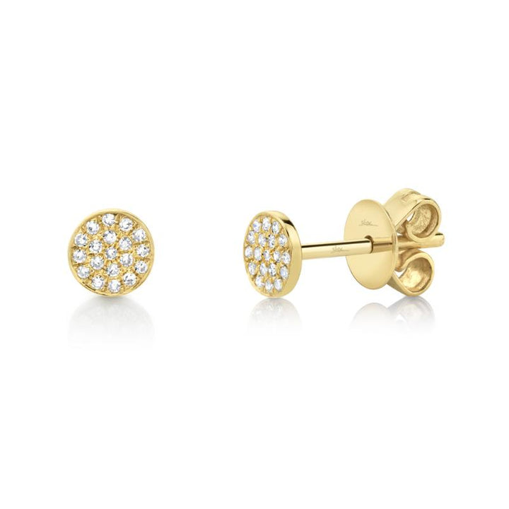 SC55001148 14K Yellow Gold Stud Earrings from the Kate Collection