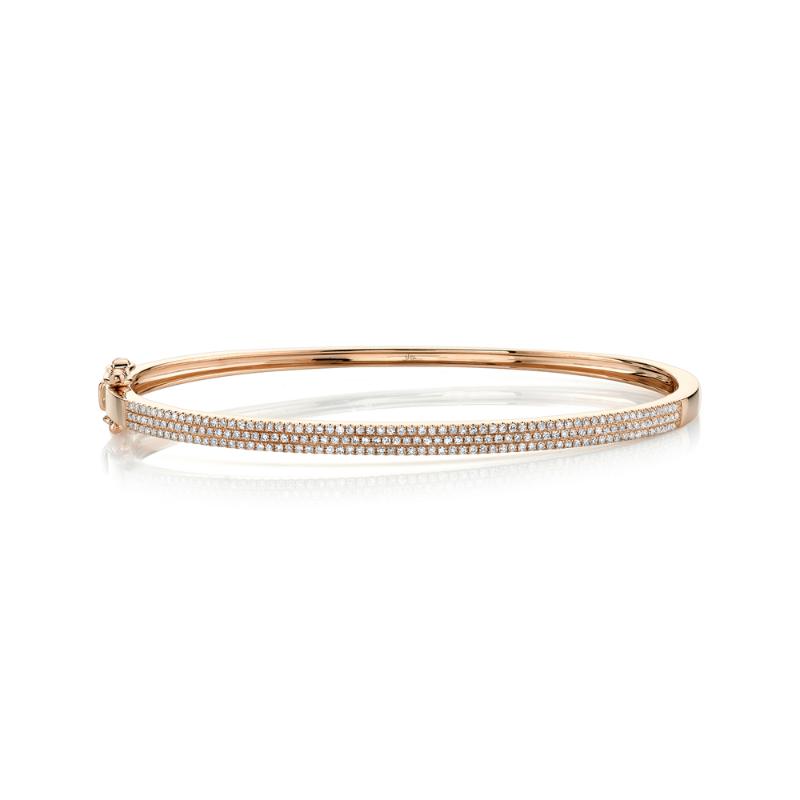 SC55002257ZS 14K Pink Gold Bangle Bracelet from the Kate Collection