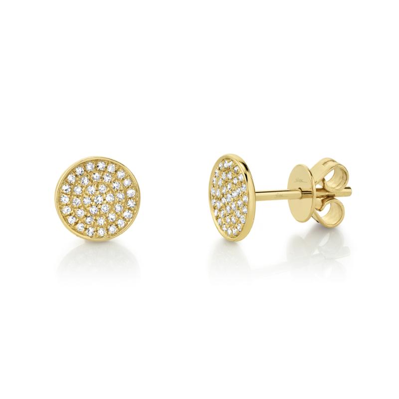 SC55002270 14K Yellow Gold Stud Earrings from the Kate Collection