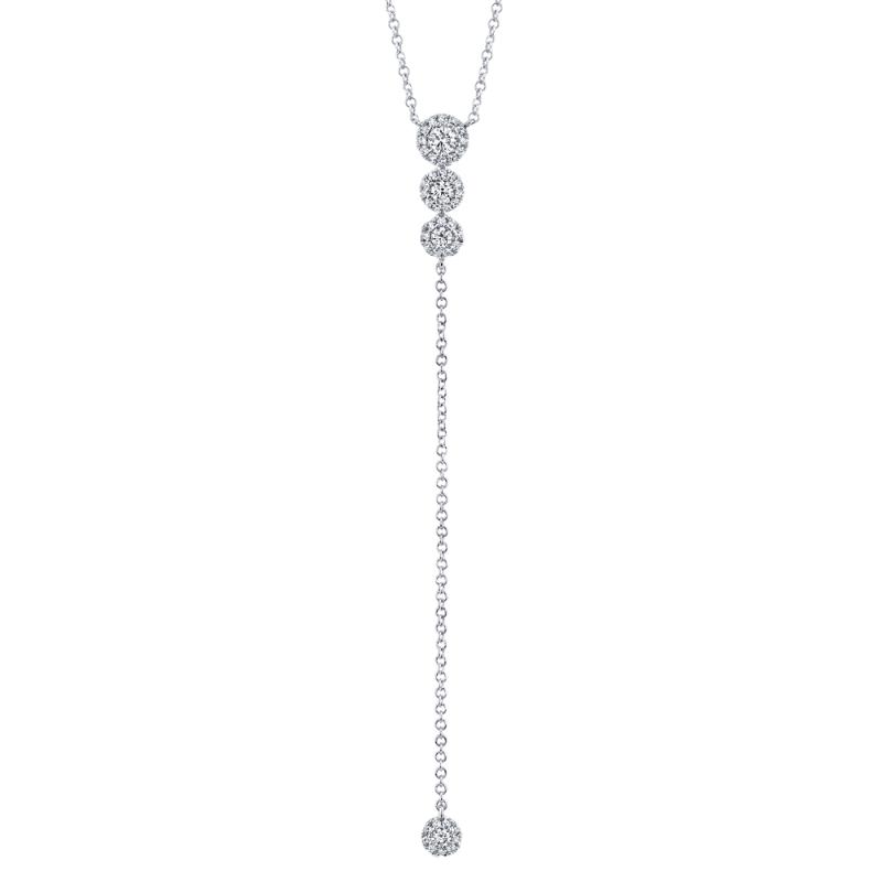 SC55002606 14K White Gold Lariat Necklace from the Eden Collection