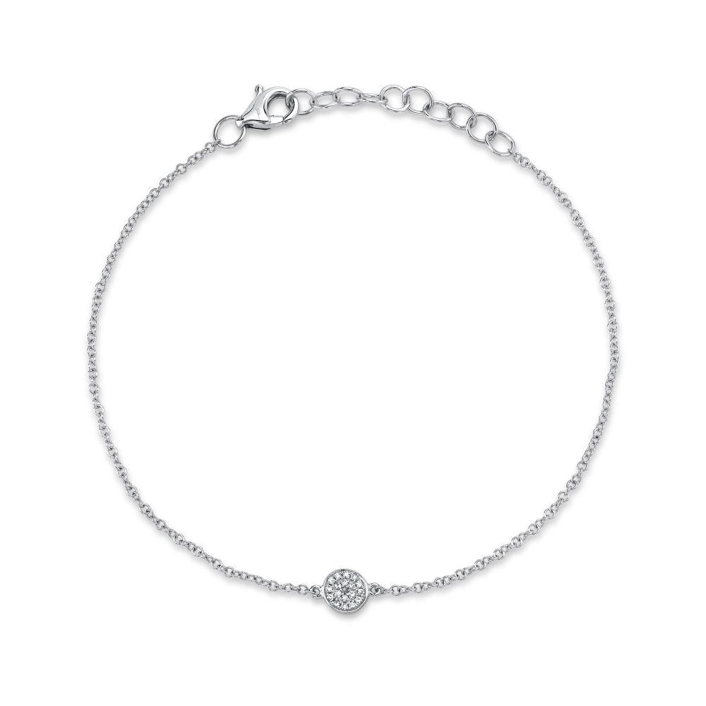 SC55002641 14K White Gold Chain Bracelet from the Kate Collection