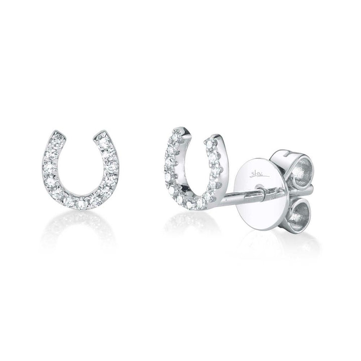 SC55002889 14K White Gold Stud Earrings from the Kate Collection