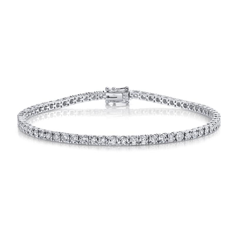 SC55002949 14K White Gold Tennis Bracelet from the Stella Collection