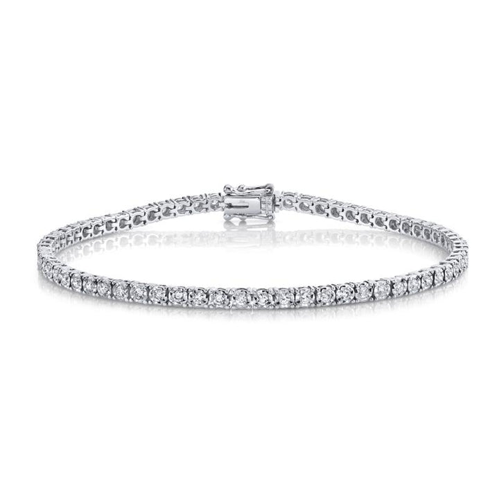 SC55002949 14K White Gold Tennis Bracelet from the Stella Collection