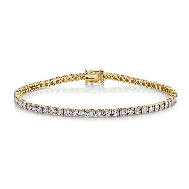 SC55002950 14K Yellow Gold Tennis Bracelet from the Stella Collection