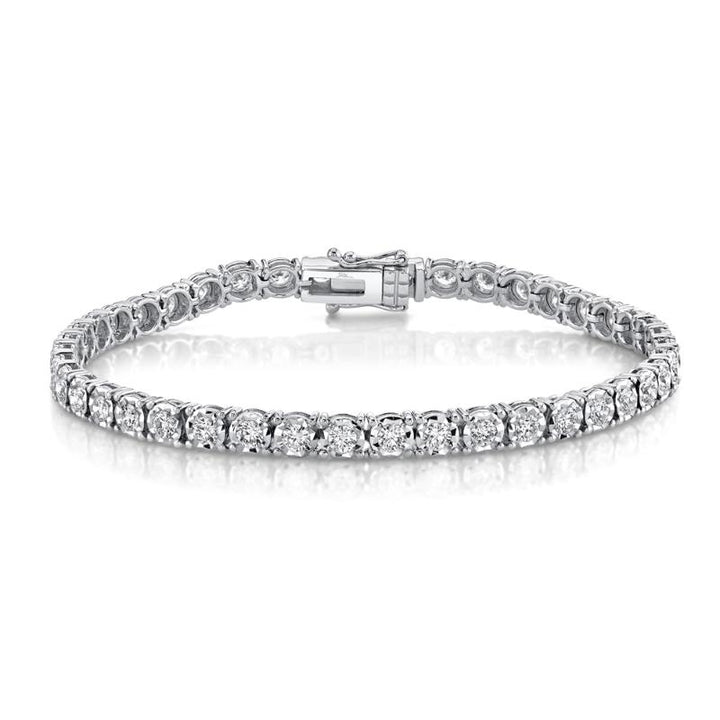 SC55002952 14K White Gold Tennis Bracelet from the Stella Collection