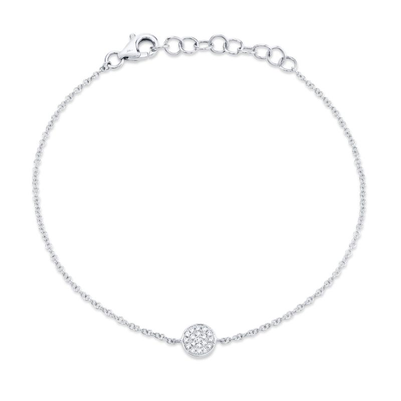 SC55002972 14K White Gold Chain Bracelet from the Kate Collection