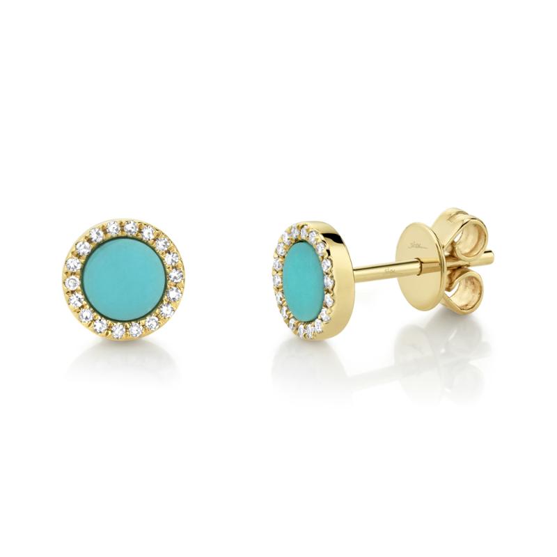 SC55003142 14K Yellow Gold Stud Earrings from the Kate Collection