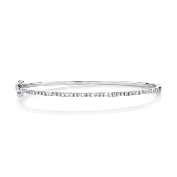 SC55004036ZS 14K White Gold Bangle Bracelet from the Kate Collection