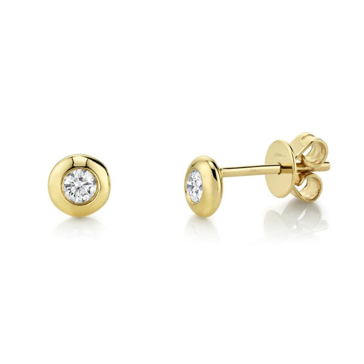 SC55004064 14K Yellow Gold Stud Earrings from the Bailey Collection