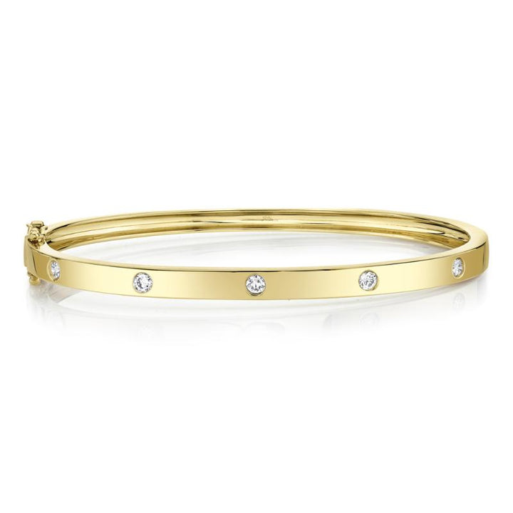 SC55004067ZS 14K Yellow Gold Bangle Bracelet from the Kate Collection