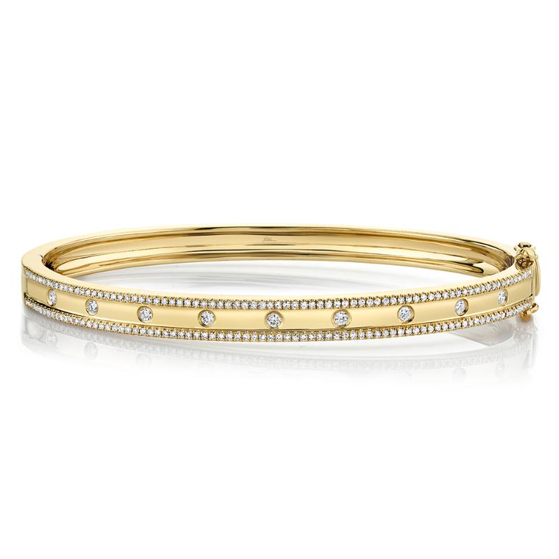 SC55004170ZS 14K Yellow Gold Bangle Bracelet from the Kate Collection