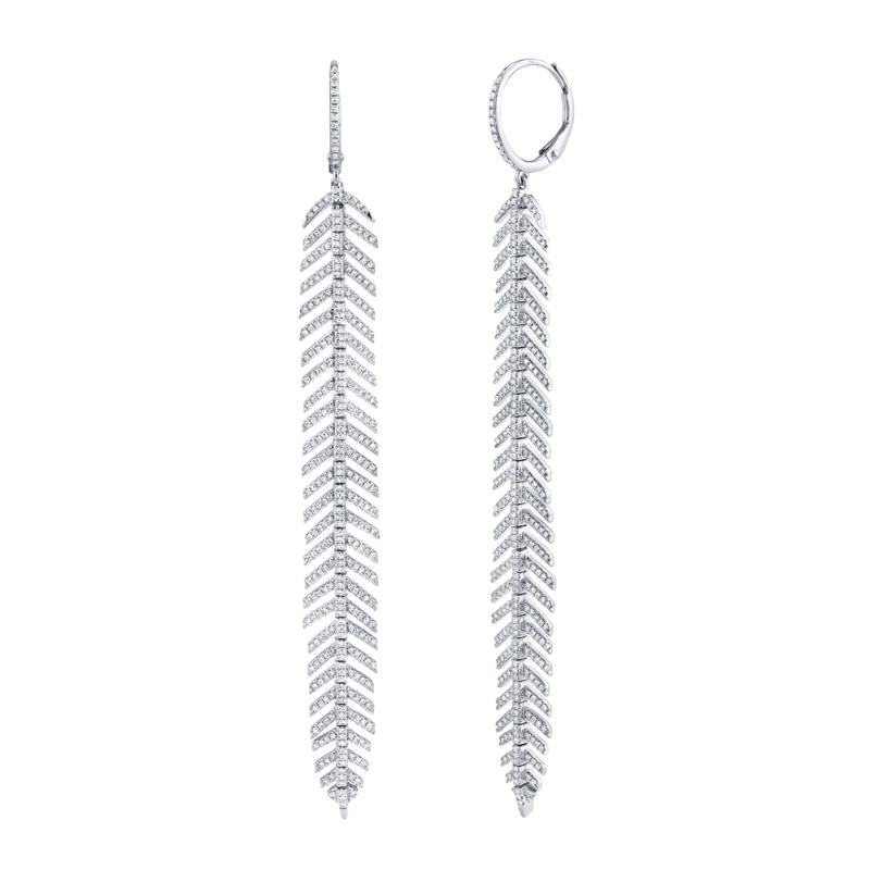 SC55004557 14K White Gold Drop Earrings from the Kate Collection