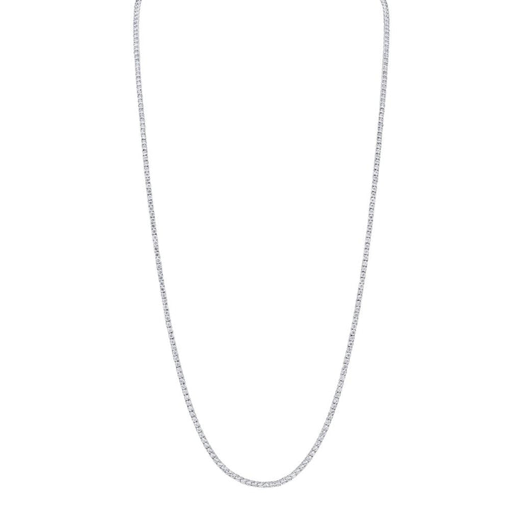 SC55004850 14K White Gold Tennis Necklace from the Stella Collection