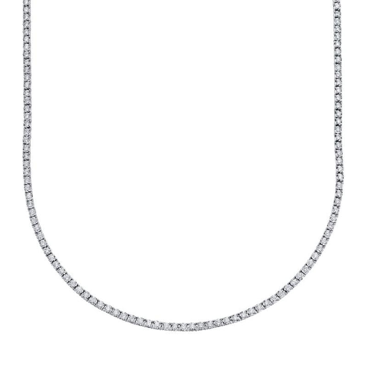 SC55004959Z16 14K White Gold Tennis Necklace from the Stella Collection