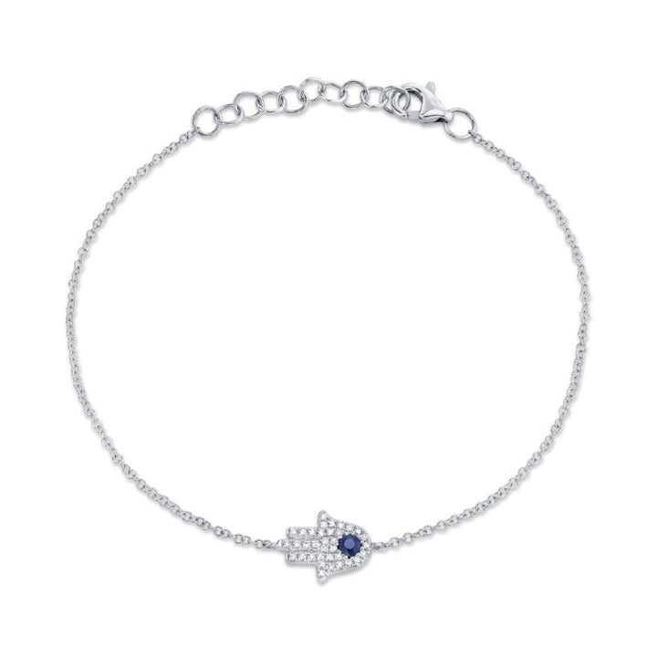 SC55005294 14K White Gold Chain Bracelet from the Kate Collection