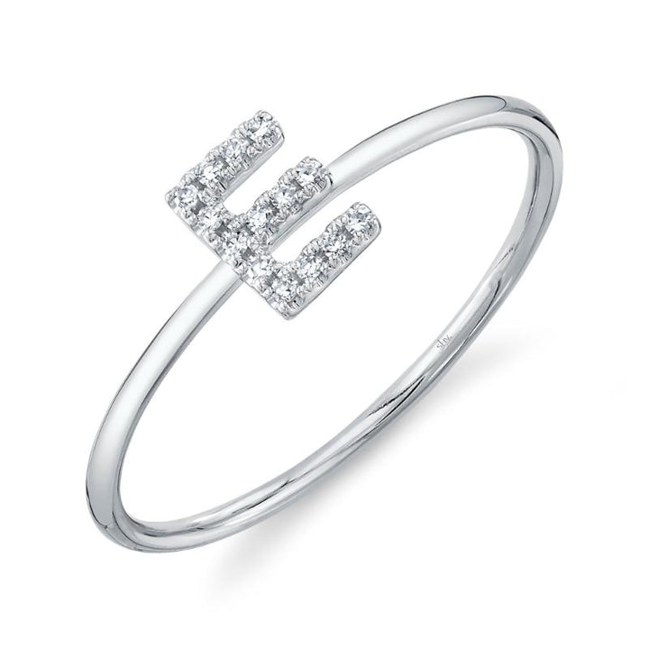 SC55005347-E 14K White Gold Fashion Ring from the Initial Collection