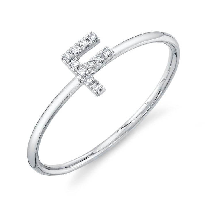 SC55005347-F 14K White Gold Fashion Ring from the Initial Collection