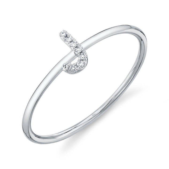 SC55005347-J 14K White Gold Fashion Ring from the Initial Collection