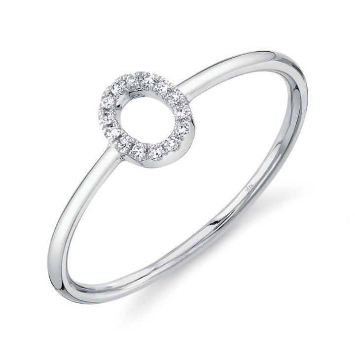 SC55005347-O 14K White Gold Fashion Ring from the Initial Collection