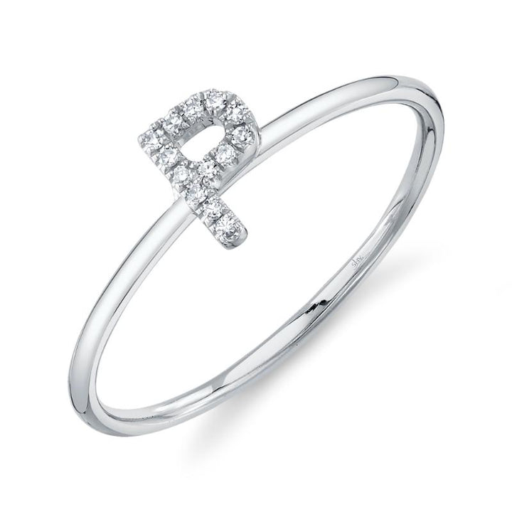 SC55005347-P 14K White Gold Fashion Ring from the Initial Collection