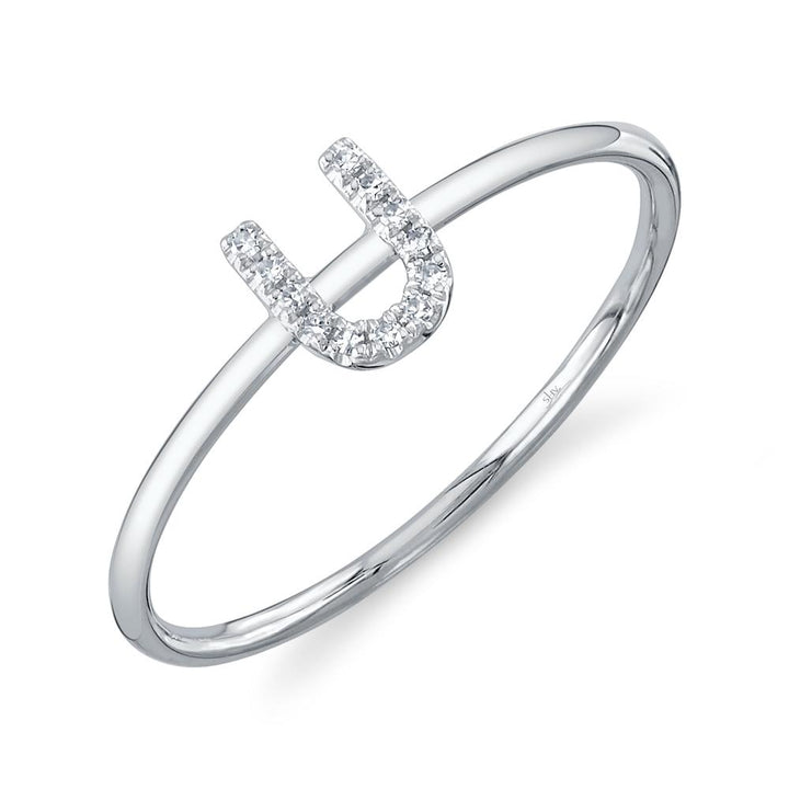 SC55005347-U 14K White Gold Fashion Ring from the Initial Collection