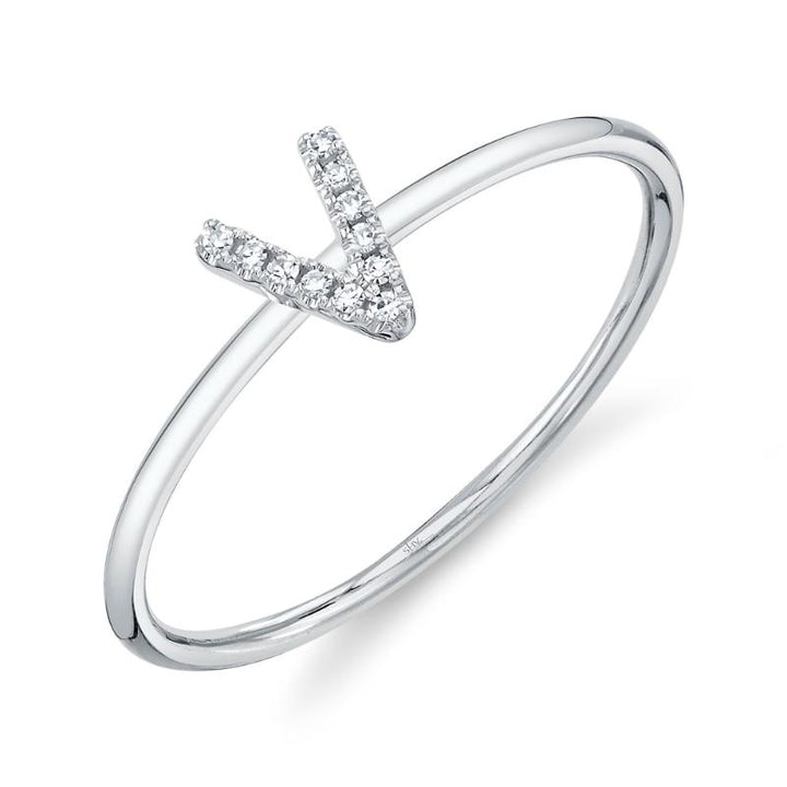 SC55005347-V 14K White Gold Fashion Ring from the Initial Collection