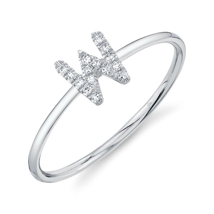 SC55005347-W 14K White Gold Fashion Ring from the Initial Collection