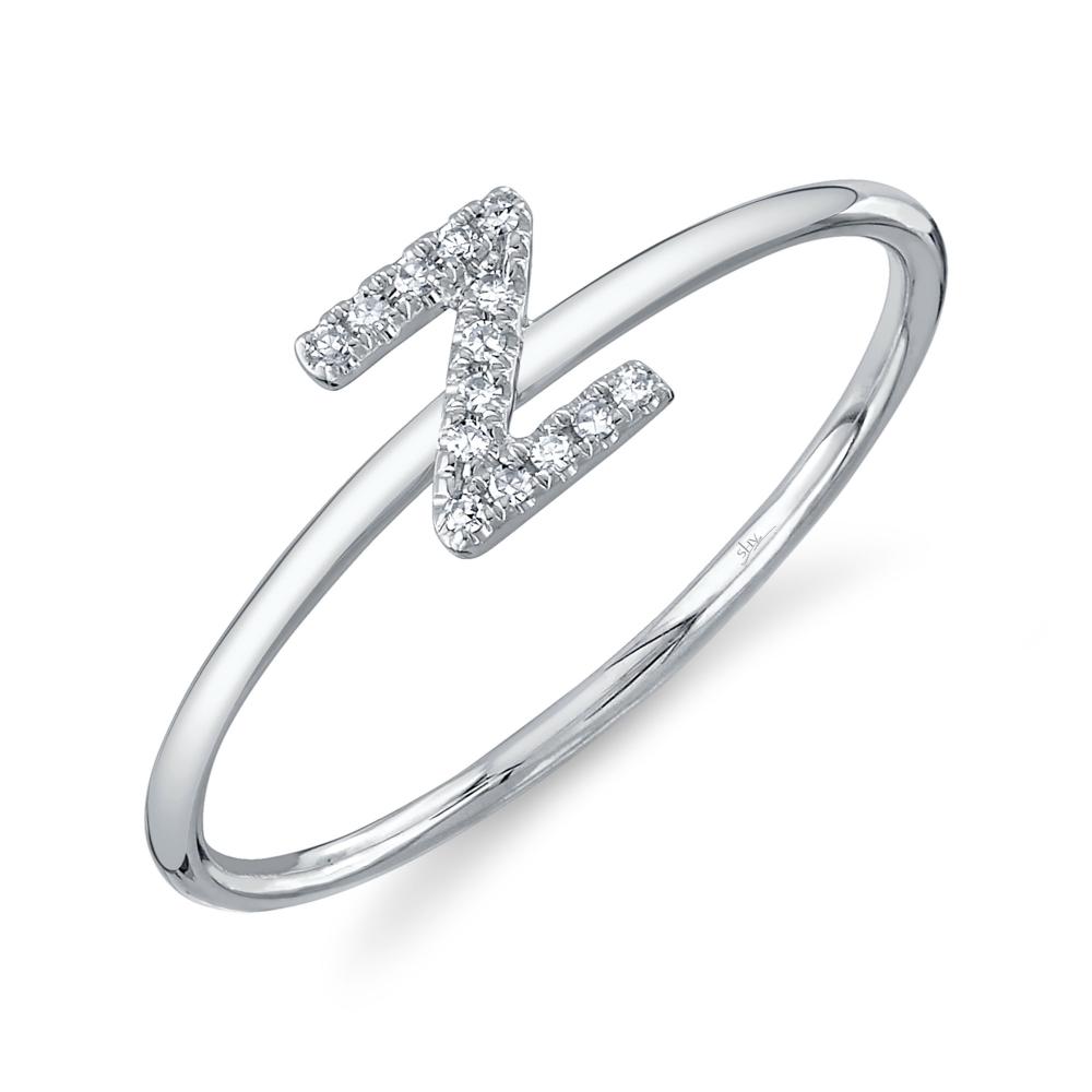 SC55005347-Z 14K White Gold Fashion Ring from the Initial Collection