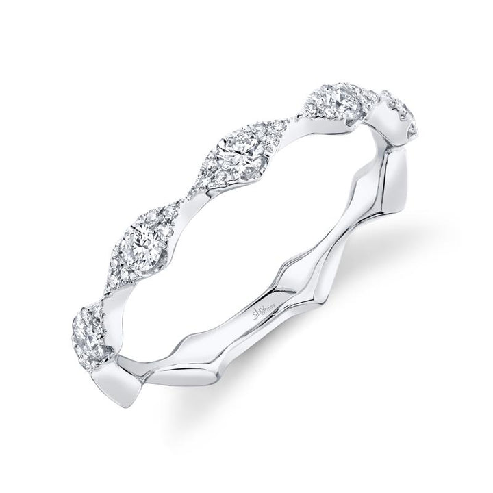 SC55005596Z6 14K White Gold Fashion Band from the Kate Collection